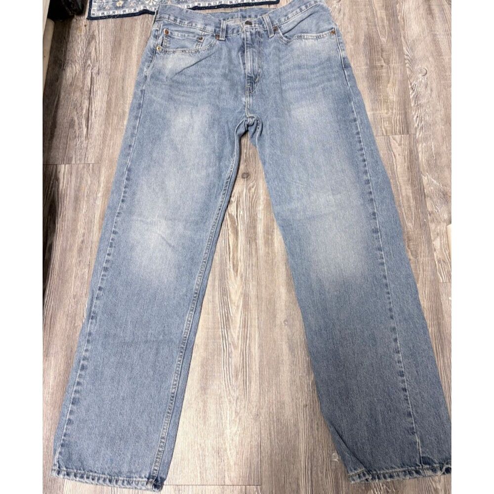 Levi's 505 Men's Jeans 36x32 Medium Wash Straight Leg 100% Cotton Denim